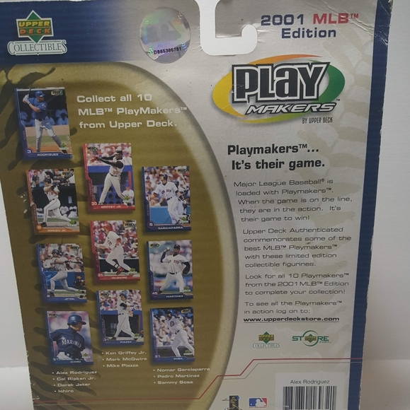 2001 Play Makers ( Upper Deck) Alex Rodriguez - Picture 4 of 6